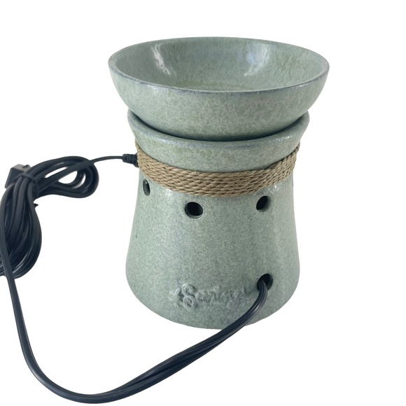 Scentsy Hatteras Jade Green‎ Warmer - Picture 3 of 7